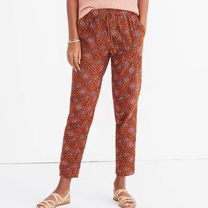 NWOT! Madewell Caracas Cover-Up Pants in Warm Paisley